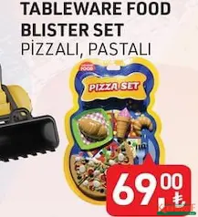 TABLEWARE FOOD BLİSTER SET PİZZALI/PASTALI OYUNCAK TABLEWARE FOOD BLİSTER SET PİZZALI/PASTALI OYUNCAK